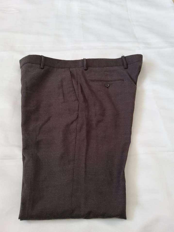Voga italyan Kumaş Yün Pantolon Yeni 52 Beden - Görsel 2