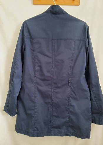 DeFacto Kadın Trençkot Lacivert M beden - Görsel 4