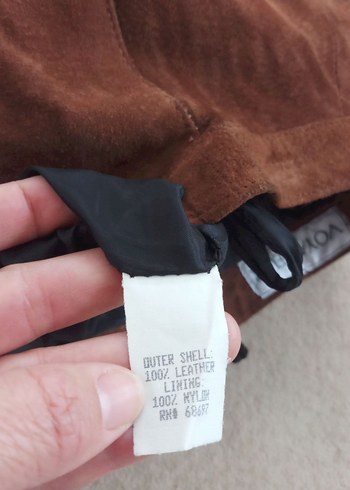 Gerçek Deri Süet Etek %100 Leather - Görsel 6