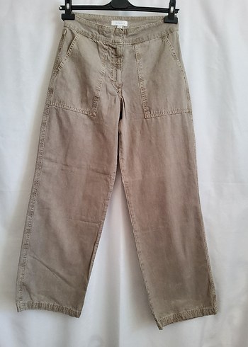 xs Beden Asos Yüksek Bel Pantolon palazzo Gri 34