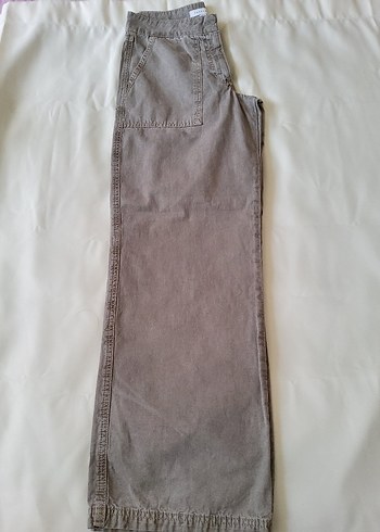 Zara Asos Yüksek Bel Pantolon palazzo Gri 34