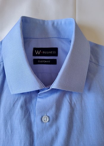 W. BUSİNESS CUSTOM FİT MAVİ GÖMLEK 41