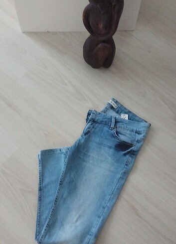 32 Beden Taşlı kot pantolon