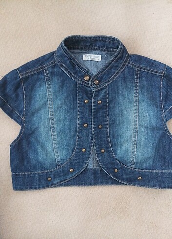 m Beden Abercrombie&Fitch Marka Crop Kot Ceket