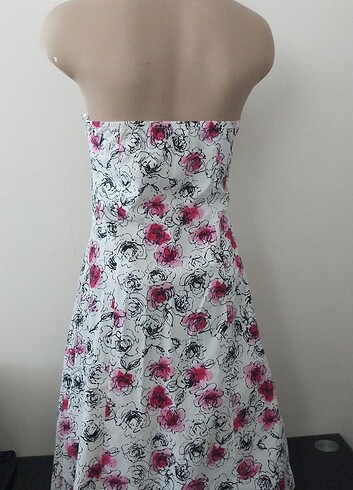 Zara çiçek desenli elbise