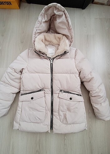 Zara Kuş Tüyü Şişme Mont