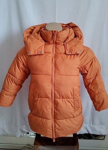 8 Yaş Beden turuncu Renk Zara Erkek Çocuk Şişme Mont 8-9 yaş