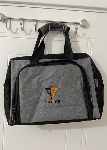 Gri Fermuarlı Erkek Spor Çantası PROBAG bilgisayar çantası