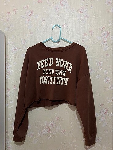 XSİDE CROP SWEATSHİRT