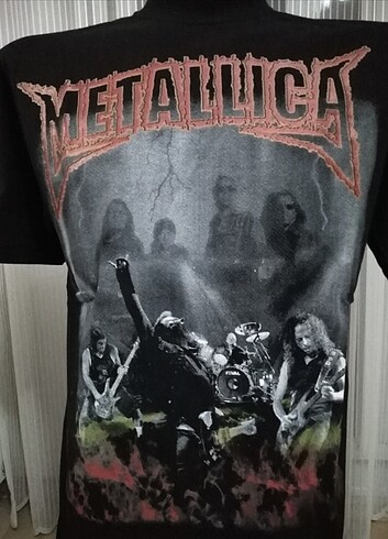 Metallica tshirt orijinal baskılı 