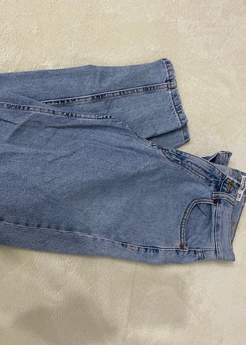 Pull Bear Mavi Denim Kadın Mom Jean