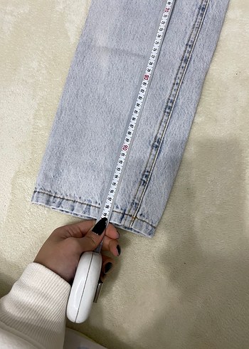 Trendyol & Milla Buz rengi Geniş Kesim Kadın Denim Pantolon