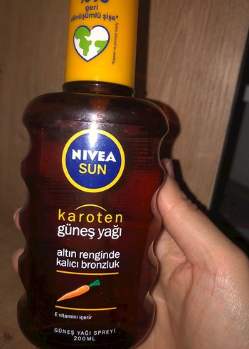 Nivea Sun Karoten Güneş Yağı 200 ml - Görsel 4