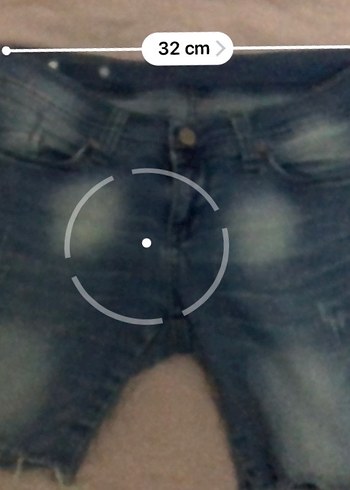 Kadın Denim Mini Şort - Görsel 5