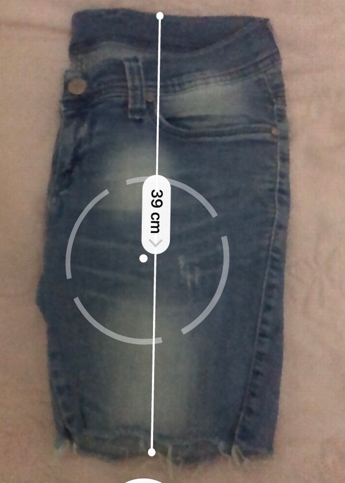 Kadın Denim Mini Şort - Görsel 4