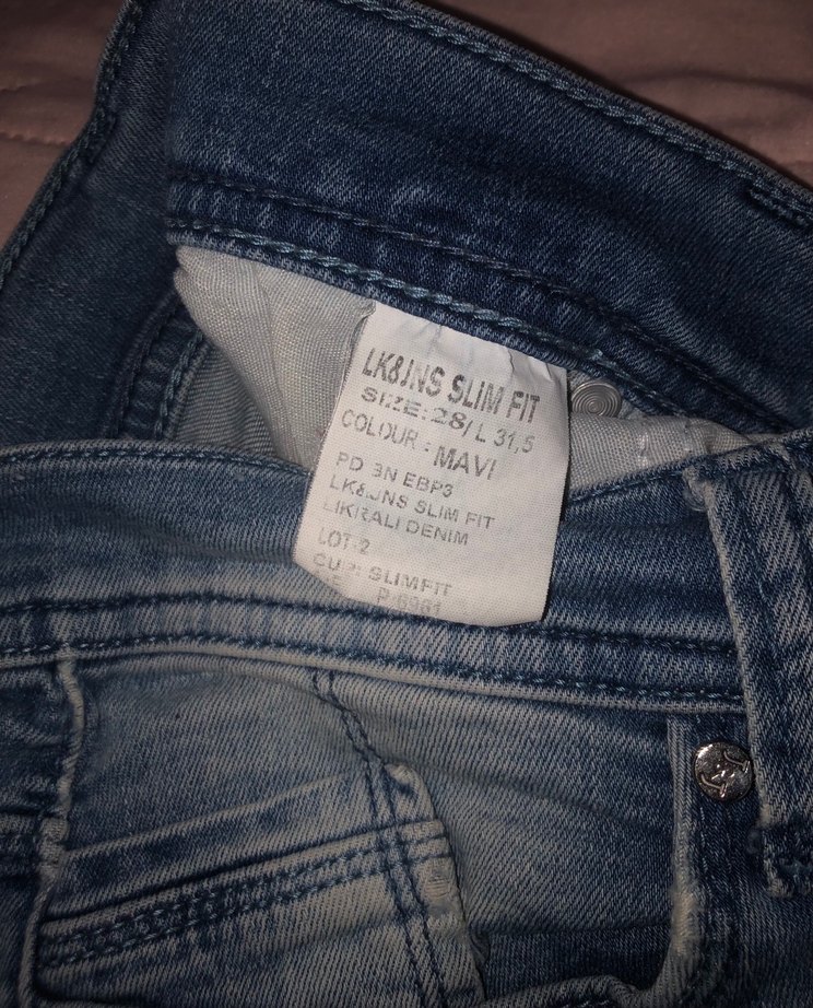 Kadın Denim Mini Şort - Görsel 3