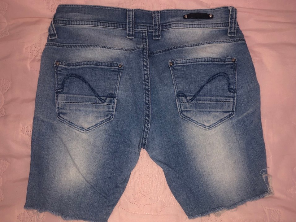 Kadın Denim Mini Şort - Görsel 2