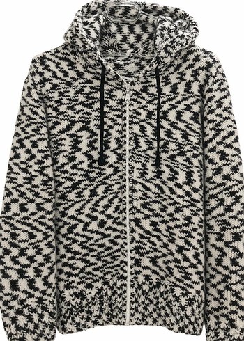 Kapüşonlu Örgü Hırka BEŞİKTAŞ - Görsel 5