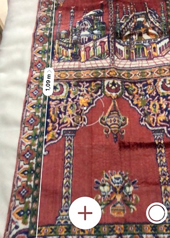 Renkli İşlemeli Geleneksel Halı Kilim Seccade - Görsel 9