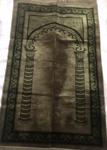 Koyu Haki Halı Seccade - Görsel 5