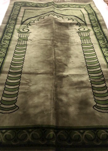 Koyu Haki Halı Seccade - Görsel 4