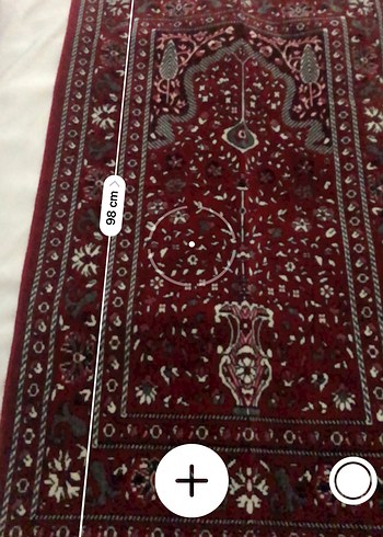 Bordo Nakışlı Halı Kilim Seccade - Görsel 8