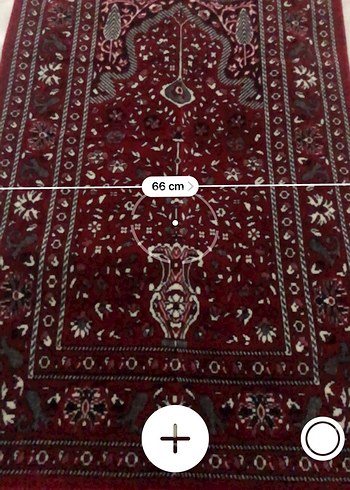 Bordo Nakışlı Halı Kilim Seccade - Görsel 7