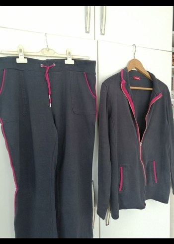 LCW Lacivert-Pembe Kadın Eşofman Takımı 2XL Alt Üst - Görsel 2