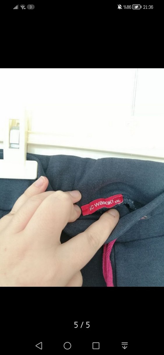 LCW Lacivert-Pembe Kadın Eşofman Takımı 2XL Alt Üst - Görsel 4