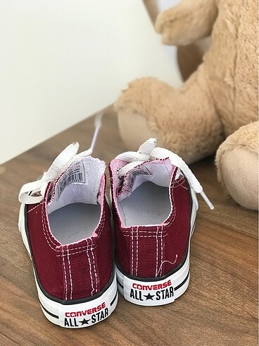 24 Beden bordo Renk Erkek çocuk converse