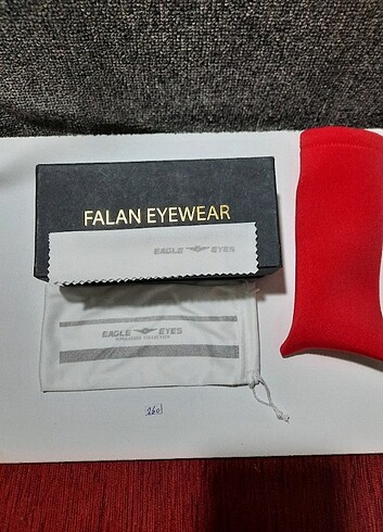 Falan eyewear gözlük kilifi ve kutusu 