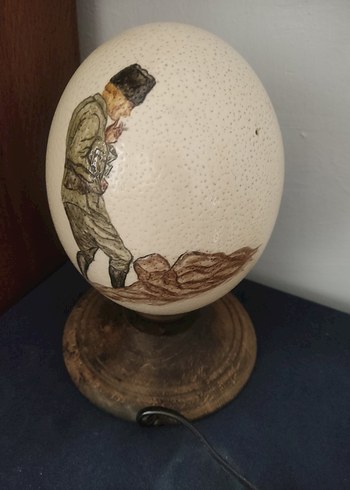 Atatürk Figürlü abajur lamba - Görsel 4