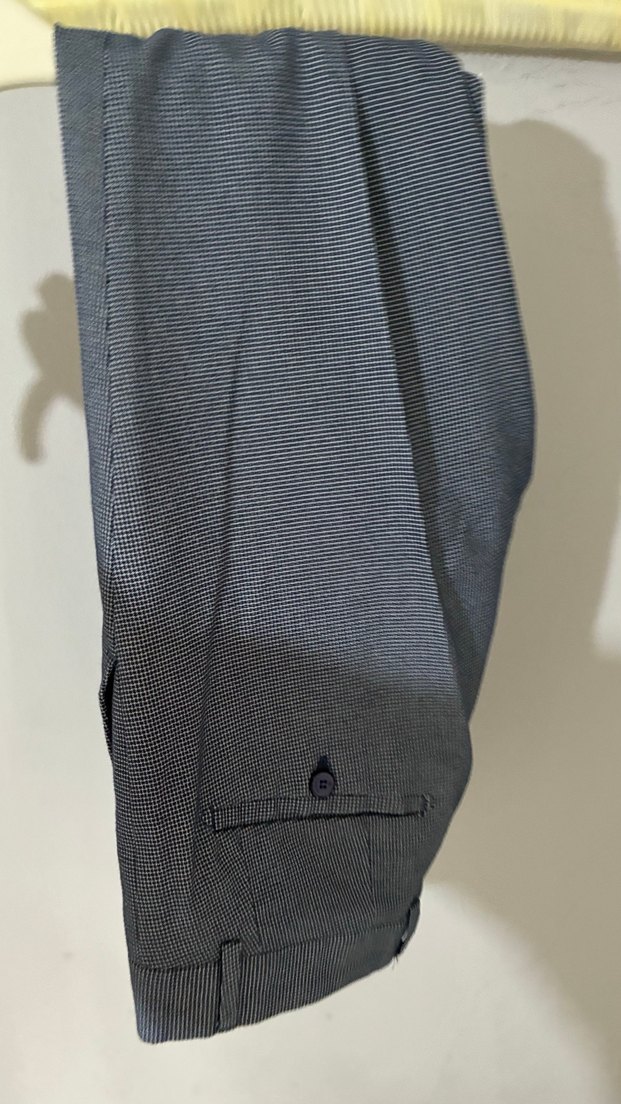 Düğmeli Gri Erkek Yelek ve Pantolon Takım - Görsel 3