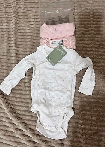 Bebek Kız Uzun Kollu V Yakalı Body