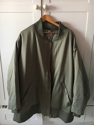 H&M büyük beden bomber ceket