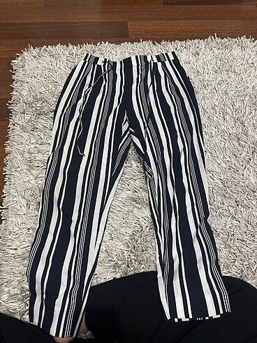 Zara beli lastikli rahat pant