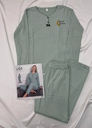 Bayan fitilli pijama takımı