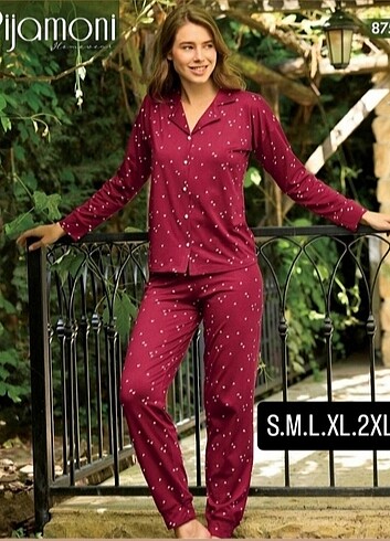 BAYAN PIJAMA EV GIYIM 2 RENK SECENEKLI