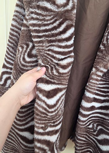 Kahverengi Zebra Desenli Kaban - Görsel 3