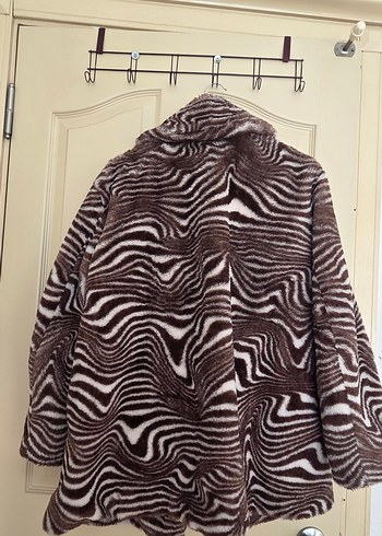 Kahverengi Zebra Desenli Kaban - Görsel 8