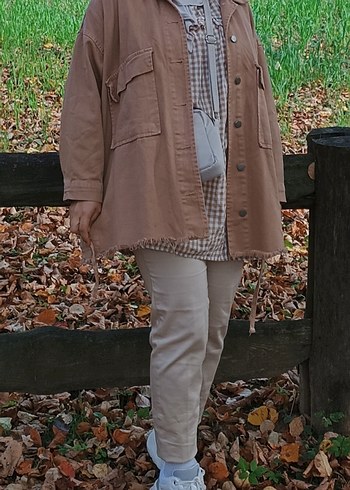 Vizon Düğmeli Salaş Ceket - Görsel 2