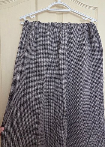 Gri kahve desenli etek - Görsel 3