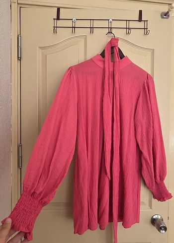 Piliseli Pembe Tunik - Görsel 3