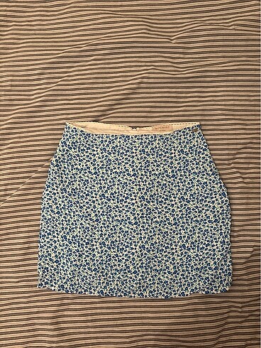 pull bear çiçekli etek