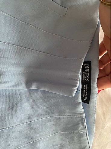 Bebe mavisi kumaş pantolon - Görsel 4