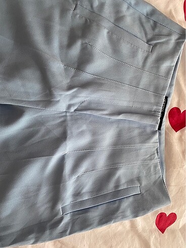 Bebe mavisi kumaş pantolon - Görsel 5