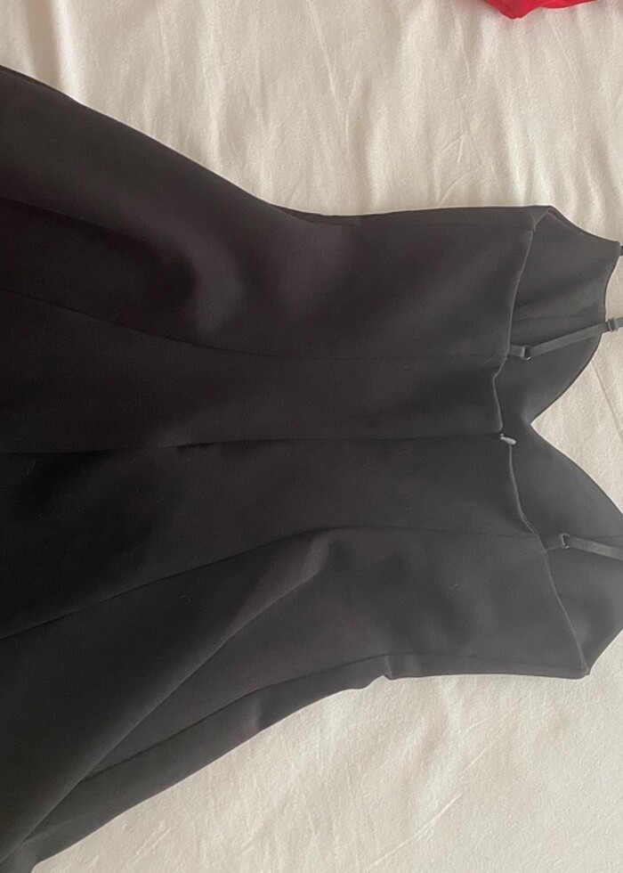 Zara kalp yaka elbise - Görsel 2