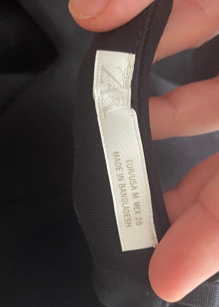 Zara kalp yaka elbise - Görsel 3