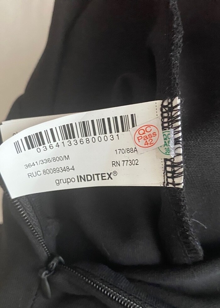 Zara kalp yaka elbise - Görsel 4