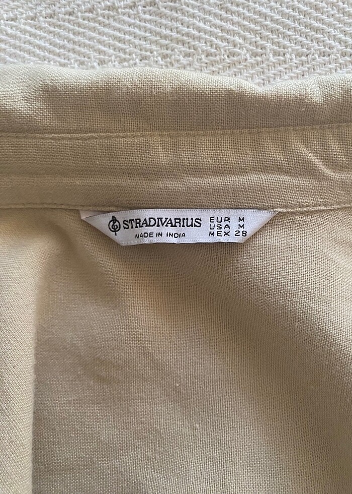 Stradivarius keten gömlek - Görsel 3